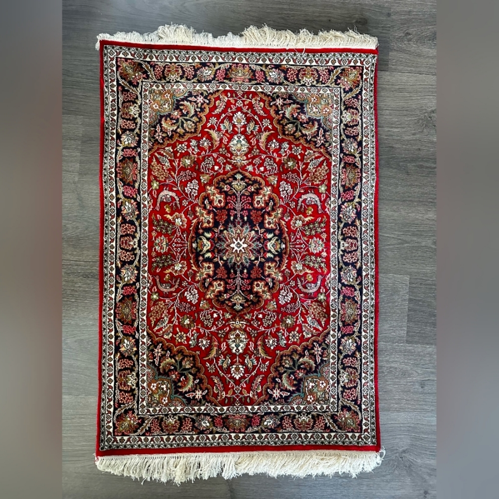 Hand Sewn Silk Rug